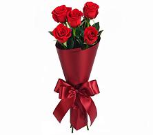 Букет 5 Красных роз Эдлесс Лав #REPLACE_PRED# Красный Октябрь