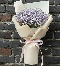Букет цветов из:  Гипсофила в Красный Октябрь