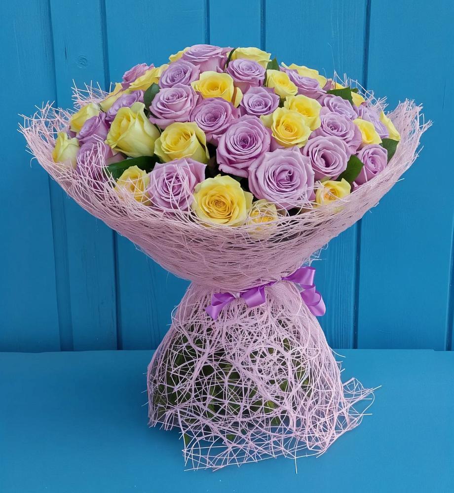 Букет 101 Волшебный Миг в Красный Октябрь