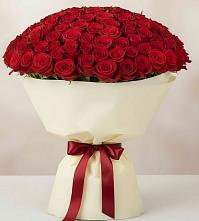 Букет 101 Красная роза Милано #REPLACE_PRED# Красный Октябрь