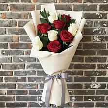 Букет цветов из:  Розы в Красный Октябрь