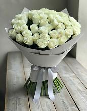 Букет 35 Белых роз в Красный Октябрь