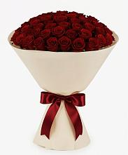 Букет 101 Бордовая роза Блэк Бакарра в Красный Октябрь