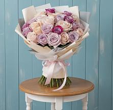 Букет цветов из:  Розы в Красный Октябрь