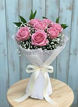 Букет цветов из:  Розы #REPLACE_PRED# Красный Октябрь