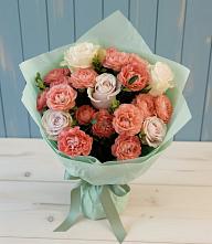 Букет цветов из:  Розы в Красный Октябрь
