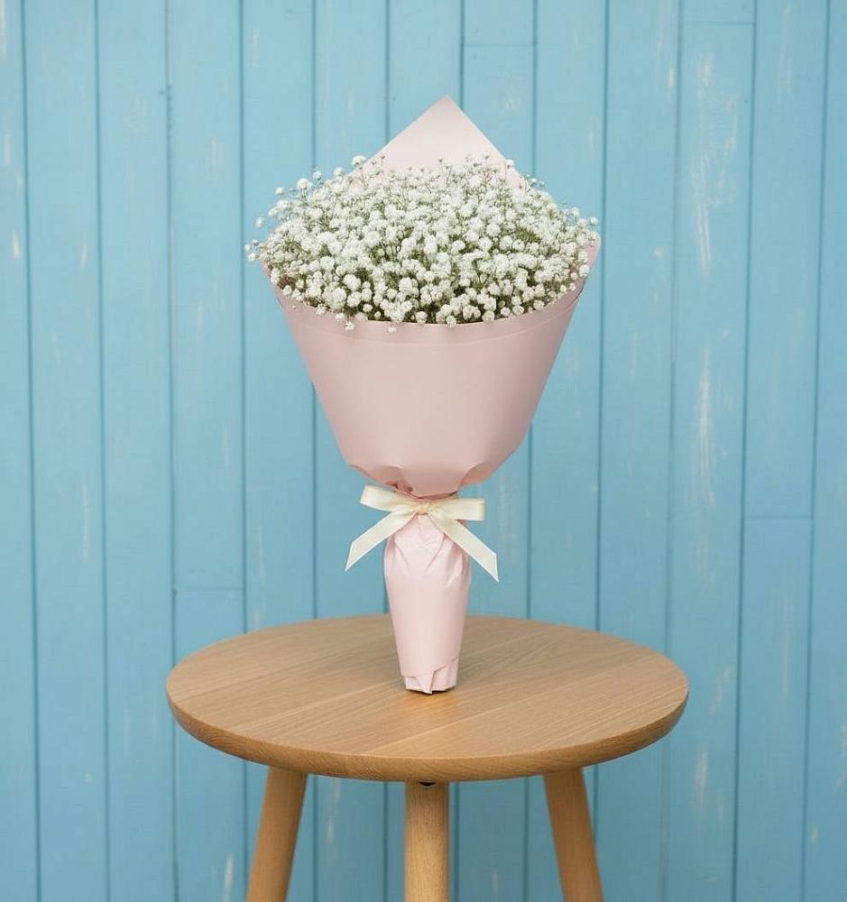 Букет цветов из: Гипсофила в Красный Октябрь