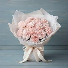 Букет цветов из:  Гвоздики в Красный Октябрь