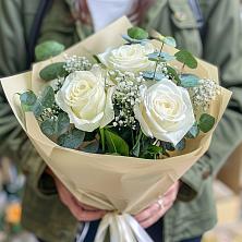 Букет Нежные грёзы в Красный Октябрь Букет цветов из: Розы в Красный Октябрь