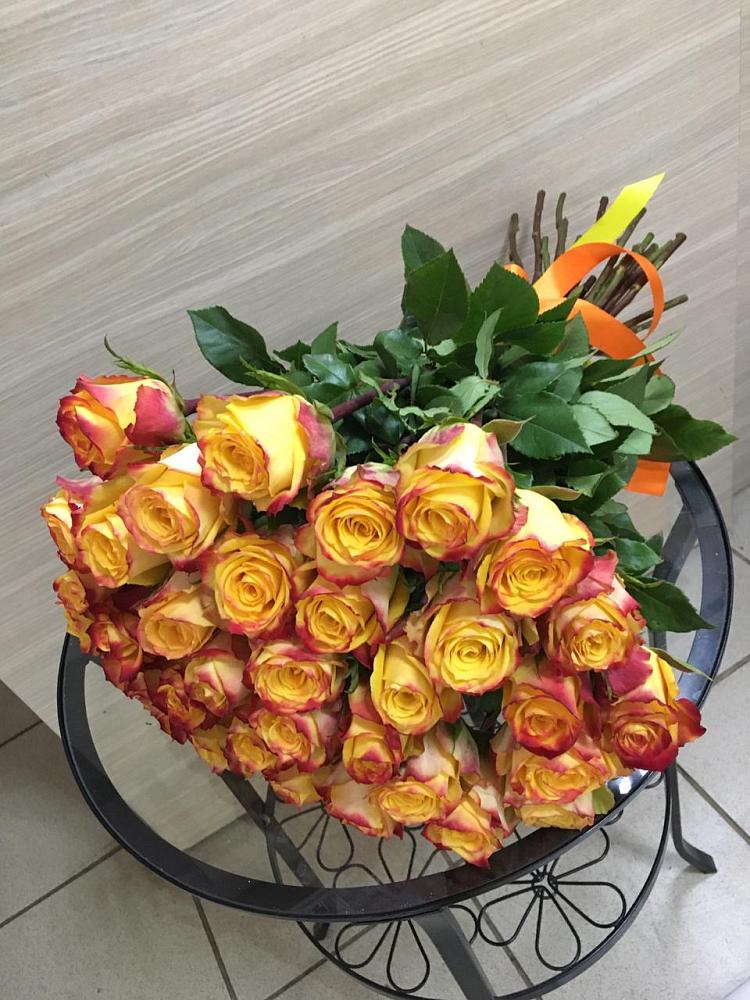 Букет Желтые розы в Красный Октябрь