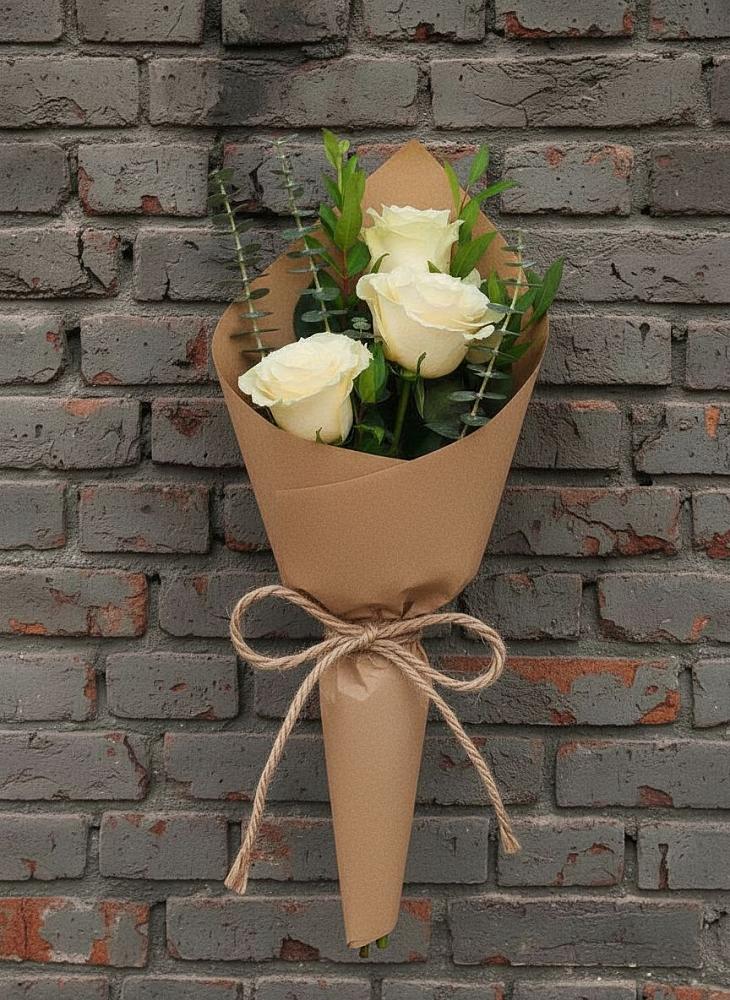 Букет цветов из: Розы в Красный Октябрь