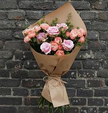 Букет цветов из:  Розы в Красный Октябрь