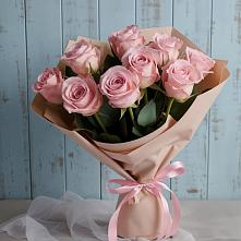 Букет цветов из:  Розы в Красный Октябрь