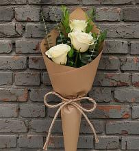Букет цветов из:  Розы в Красный Октябрь