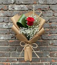 Букет цветов из:  Розы в Красный Октябрь