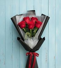 Букет цветов из:  Розы в Красный Октябрь