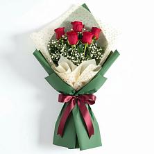 Букет цветов из:  Розы в Красный Октябрь